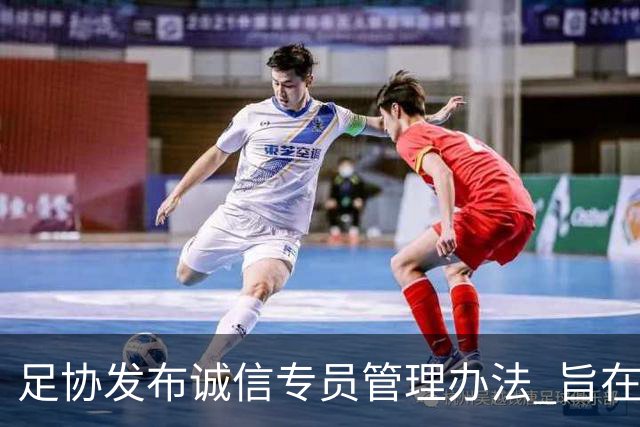 足协发布诚信专员管理办法 旨在预防打击领域腐败